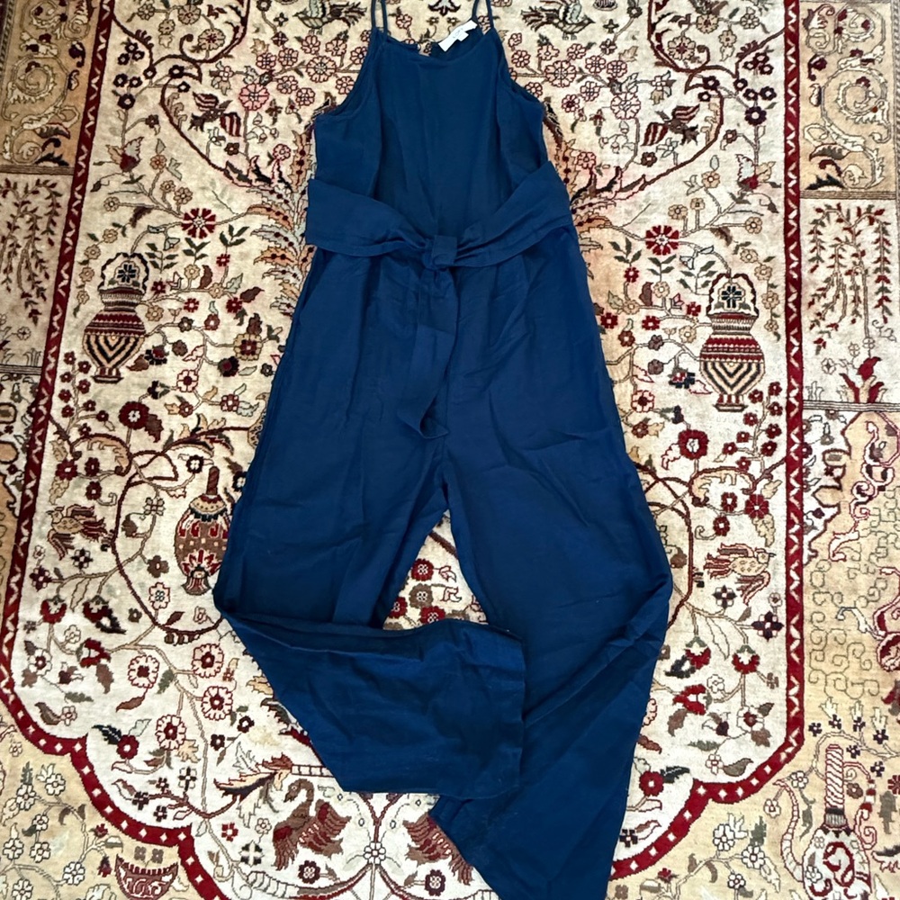 LOFT Navy Jumpsuit